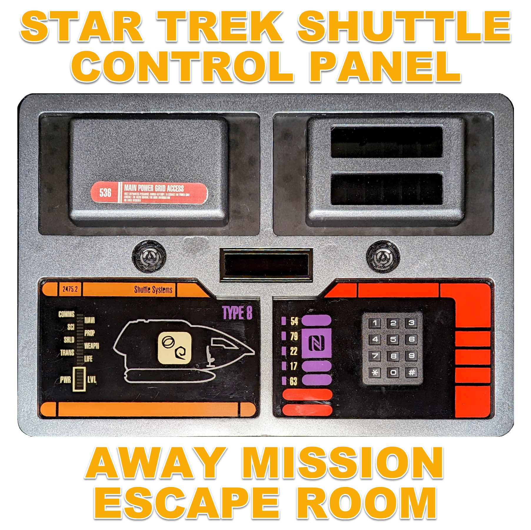 Star Trek Shuttle Control Panel