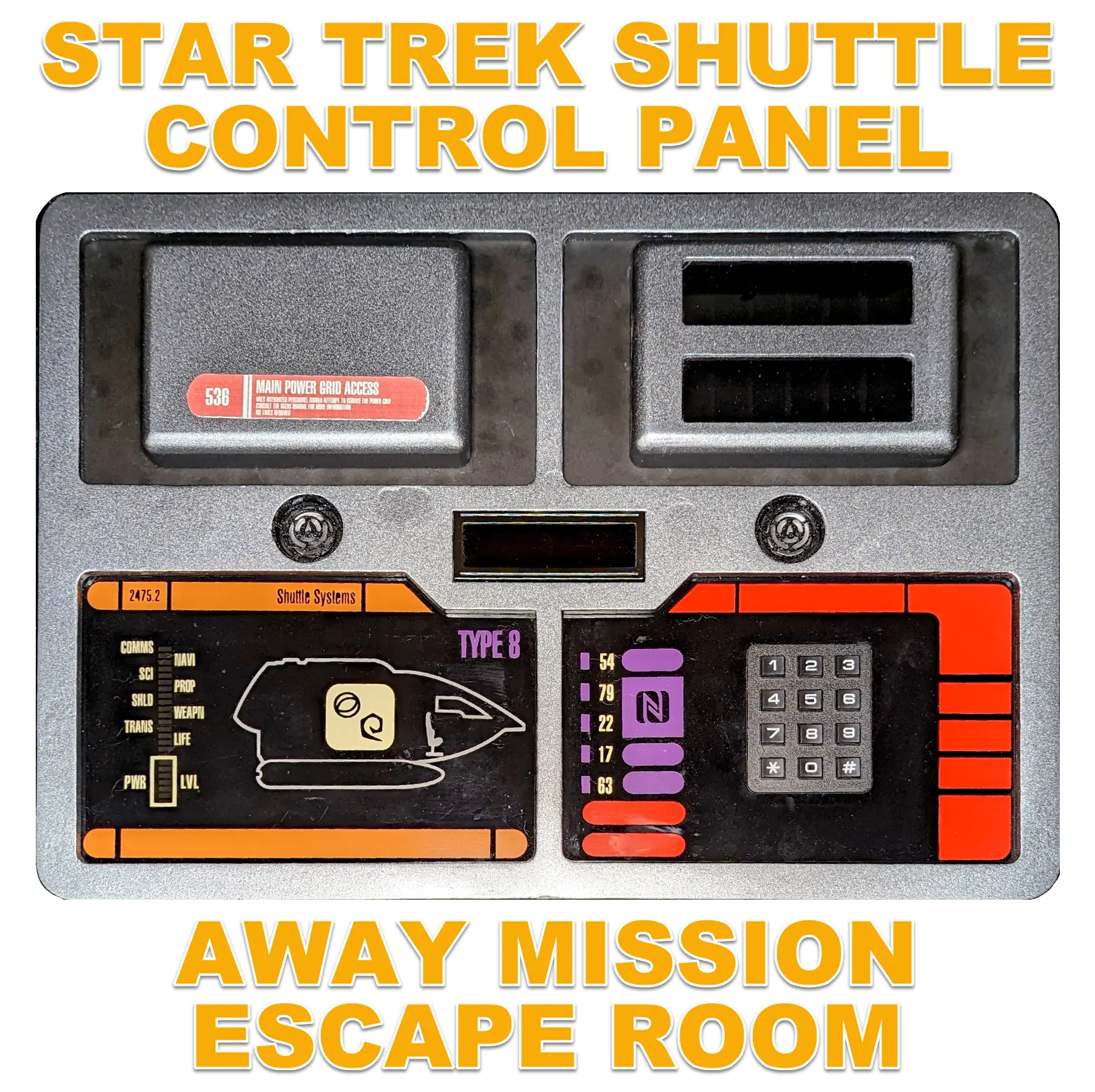 Star Trek Shuttle Control Panel